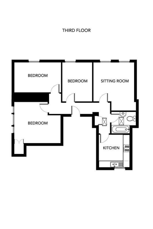 Beautiful Character 3 Bed City Centre Apartment باث المظهر الخارجي الصورة